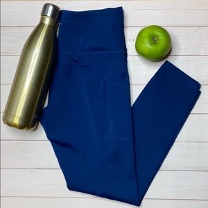 Zyia Pocket Navy Light n’ Tight Hi-Rise- workout